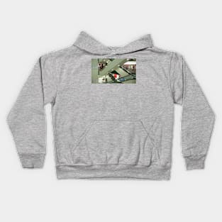 Moving Stairs II Kids Hoodie